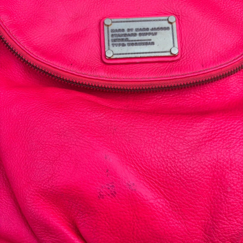 MARC BY MARC JACOBS Classic Q NATASHA Pink Leather Crossbody Purse HandBag Women - Picture 17 of 17